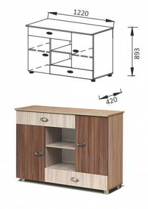 ПМ-11Комод Юниор-6 в Сысерти - sysert.mebel-e96.ru