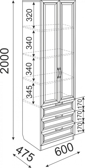 Набор подростковой мебели Остин модульный (Риннер) в Сысерти - sysert.mebel-e96.ru