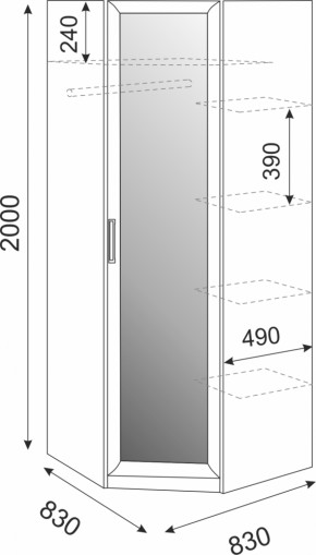 Подростковая мебель Волкер модульная (Риннер) в Сысерти - sysert.mebel-e96.ru