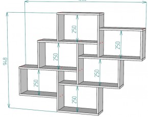 Полка S12 (ДВ) в Сысерти - sysert.mebel-e96.ru