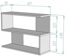 Полка S29 (Белый) в Сысерти - sysert.mebel-e96.ru