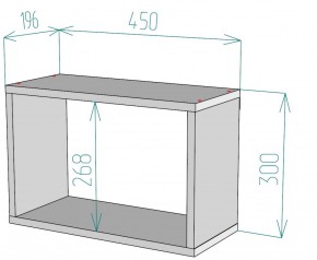 Полка S46 (ДСС) в Сысерти - sysert.mebel-e96.ru