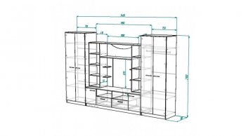 Стенка Премьер анкор (Лин) в Сысерти - sysert.mebel-e96.ru