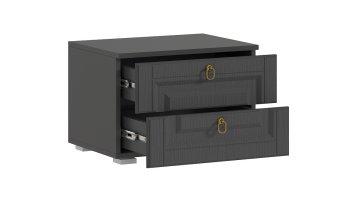 Тумба Престиж 1 (2шт) графит (Миф) в Сысерти - sysert.mebel-e96.ru
