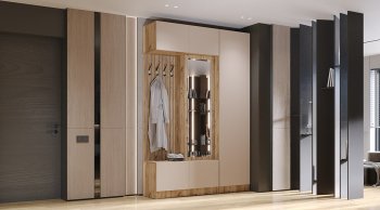 Прихожая Бавария вотан/кашемир (Лин) в Сысерти - sysert.mebel-e96.ru