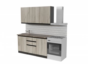 Кухонный гарнитур Равенна нормал 1500 мм (Герда) в Сысерти - sysert.mebel-e96.ru