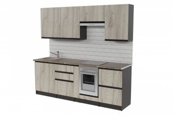 Кухонный гарнитур Равенна компакт 2200 мм (Герда) в Сысерти - sysert.mebel-e96.ru