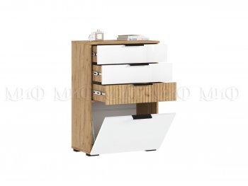 Комод Роджина крафт/белый (Миф) в Сысерти - sysert.mebel-e96.ru