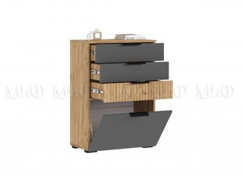 Комод Роджина крафт/графит (Миф) в Сысерти - sysert.mebel-e96.ru