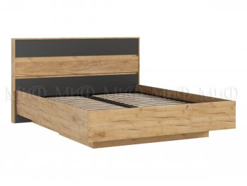 Кровать парящая Роджина с подсветкой, крафт/графит (Миф) в Сысерти - sysert.mebel-e96.ru