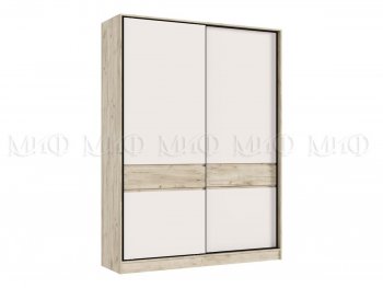 Шкаф-купе 1800 мм Роджина крафт серый/кашемир (Миф) в Сысерти - sysert.mebel-e96.ru