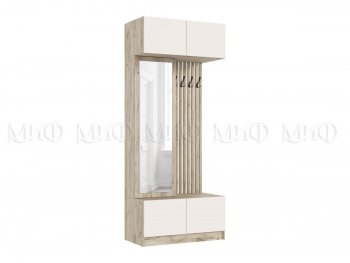 Прихожая Роджина крафт серый/кашемир (Миф) в Сысерти - sysert.mebel-e96.ru