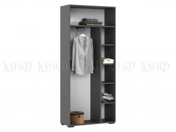 Шкаф 800 мм Роджина графит/крафт белый (Миф) в Сысерти - sysert.mebel-e96.ru