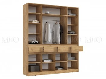 Шкаф 2000 мм 4-х ств. Роджина крафт/изумруд (Миф) в Сысерти - sysert.mebel-e96.ru