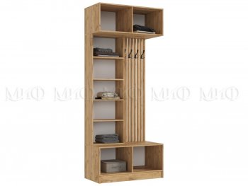 Прихожая Роджина крафт/изумруд, модульная (Миф) в Сысерти - sysert.mebel-e96.ru