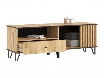 Тумба ТВ (1500) Роджина дуб крафт (Миф) в Сысерти - sysert.mebel-e96.ru