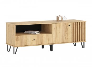 Тумба ТВ (1500) Роджина дуб крафт/дуб крафт (Миф) в Сысерти - sysert.mebel-e96.ru