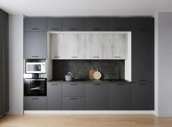 Кухонный гарнитур Санторини 3400 мм МДФ (Санвут) в Сысерти - sysert.mebel-e96.ru