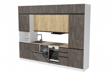 Кухонный гарнитур Сапфир 2 экстра 3000 мм (Герда) в Сысерти - sysert.mebel-e96.ru
