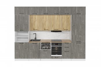 Кухонный гарнитур Сапфир 2 3000 мм (Герда) в Сысерти - sysert.mebel-e96.ru