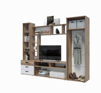 Стенка Крокус белый (Эра) в Сысерти - sysert.mebel-e96.ru