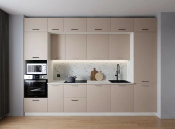 Кухонный гарнитур Шампань 3400 мм (Санвут) в Сысерти - sysert.mebel-e96.ru