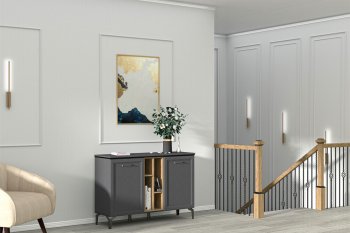 Прихожая Шарм модульная Антрацит (Диал) в Сысерти - sysert.mebel-e96.ru