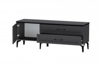 Тумба 1дв, 2ящ. Шарм Т-2 антрацит (Диал) в Сысерти - sysert.mebel-e96.ru