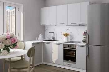 Угловой кухонный гарнитур Шелли прайм 400_1100х2000 мм (Герда) в Сысерти - sysert.mebel-e96.ru