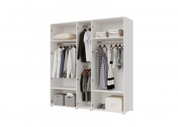 Шкаф распашной 5ств 2500 мм с зеркалом (Гор) в Сысерти - sysert.mebel-e96.ru