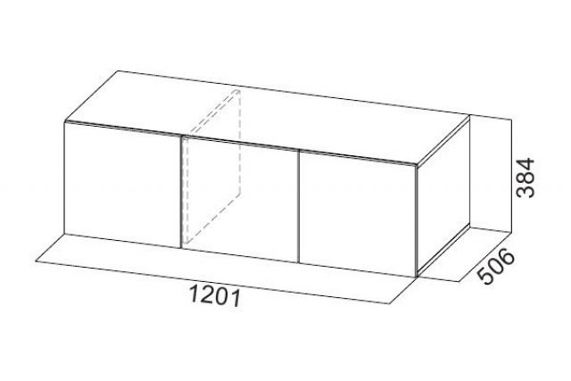 Шкаф 1200 мм ШК-5 с антресолью графит (СВ) в Сысерти - sysert.mebel-e96.ru