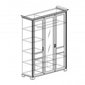 Шкаф 3-дверный Флора 900 (Яна) в Сысерти - sysert.mebel-e96.ru