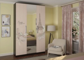 Шкаф 3-х створчатый Лео-Люкс с фотопечатью в Сысерти - sysert.mebel-e96.ru