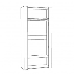 Шкаф для одежды 13.133 Амели в Сысерти - sysert.mebel-e96.ru