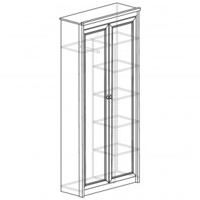 Шкаф для одежды 2-дверный Флоренция 640 (Яна) в Сысерти - sysert.mebel-e96.ru