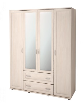 Шкаф для одежды 4-х дверный Ника-Люкс 19 в Сысерти - sysert.mebel-e96.ru