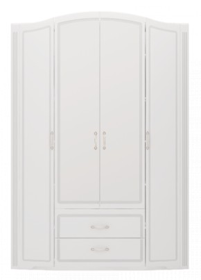 Шкаф для одежды 4-х дв.с ящиками Виктория 2  без зеркал в Сысерти - sysert.mebel-e96.ru