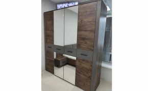 Шкаф 2000 мм КУБА ШР-4 (с зеркалом) (БМ) в Сысерти - sysert.mebel-e96.ru