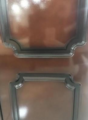 Шкаф 1300 мм ШР-3 без зерк. ЛАК Орех Тёмный (БМ) в Сысерти - sysert.mebel-e96.ru