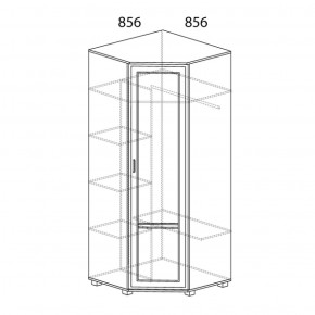 Шкаф угловой Белла 243 (Яна) в Сысерти - sysert.mebel-e96.ru