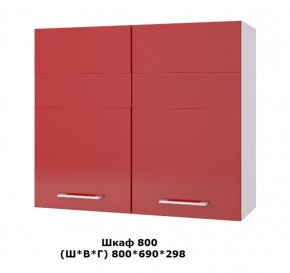 Шкаф верхний 800 (Ш*В*Г) 800*690*298 в Сысерти - sysert.mebel-e96.ru | фото