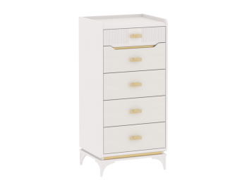 Комод высокий Сиде Белый (СБК) в Сысерти - sysert.mebel-e96.ru