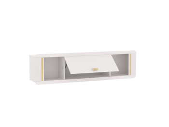 Шкаф навесной Сиде Белый (СБК) в Сысерти - sysert.mebel-e96.ru