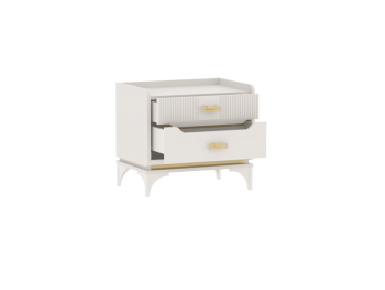 Тумба прикроватная Сиде Белый (СБК) в Сысерти - sysert.mebel-e96.ru