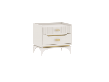 Тумба прикроватная Сиде Белый (СБК) в Сысерти - sysert.mebel-e96.ru