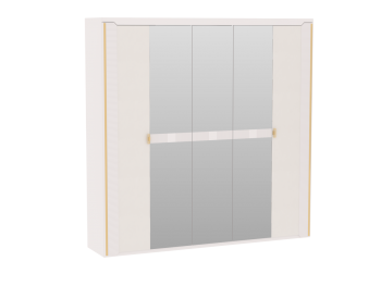 Спальный гарнитур Сиде Белый, модульный (СБК) в Сысерти - sysert.mebel-e96.ru