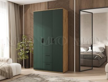 Шкаф 1200 мм Сильвия, крафт/грин (Миф) в Сысерти - sysert.mebel-e96.ru