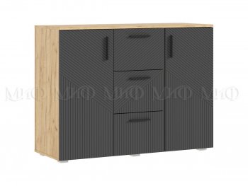 Комод Сильвия, крафт/графит (Миф) в Сысерти - sysert.mebel-e96.ru