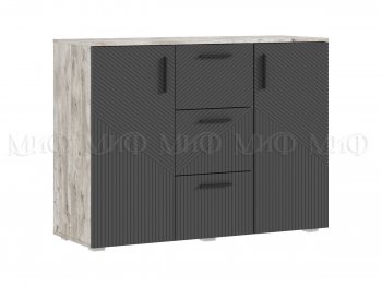 Комод Сильвия, дуб юкон/графит (Миф) в Сысерти - sysert.mebel-e96.ru