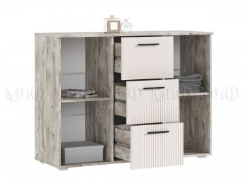 Комод Сильвия, дуб юкон/кашемир (Миф) в Сысерти - sysert.mebel-e96.ru